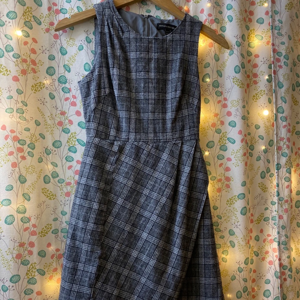 Banana Republic plaid dress